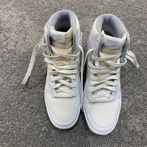 Nike Sky Dunk High 7.5 white